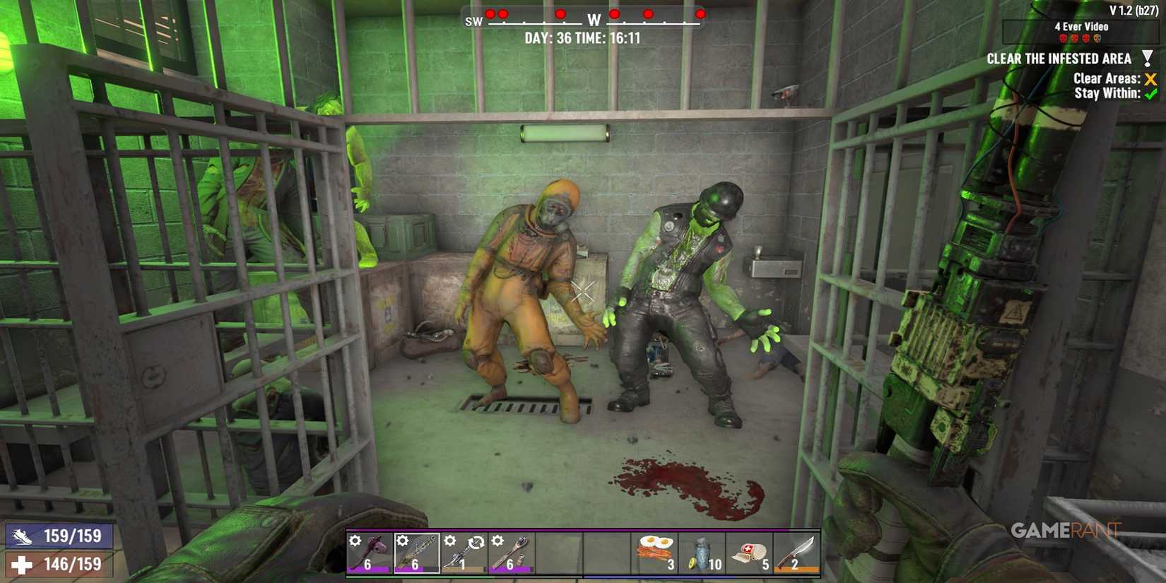 A Zombie Surprise In 7 Days To Die