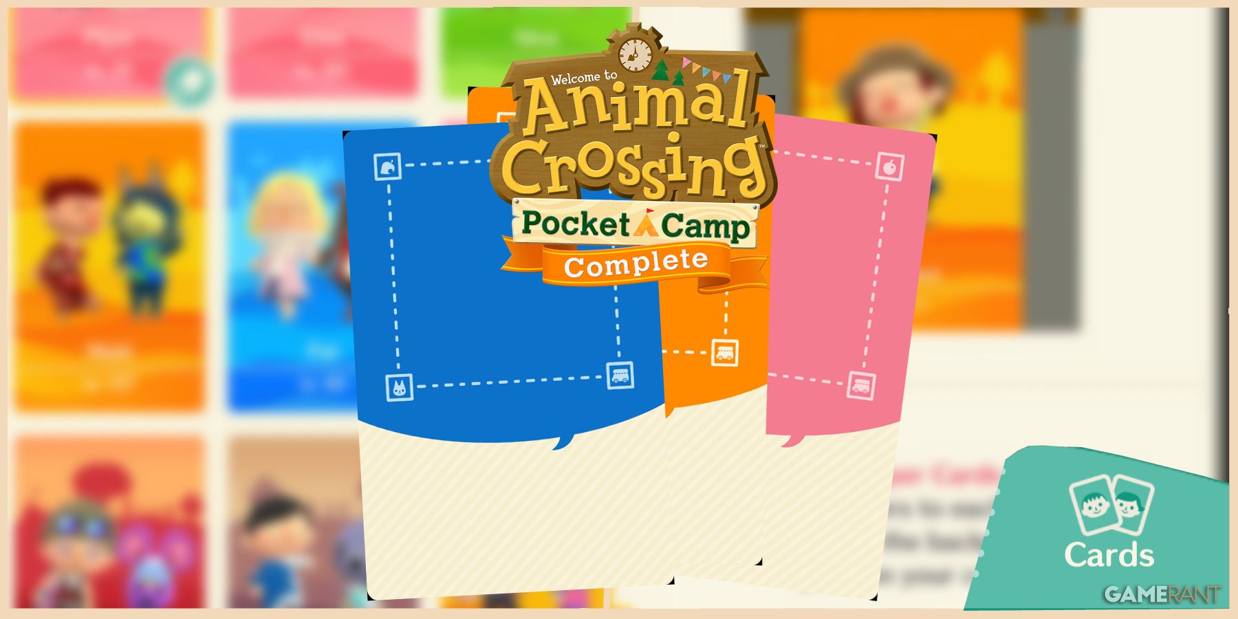 animal crossing pocket camp complete camper cards feature image