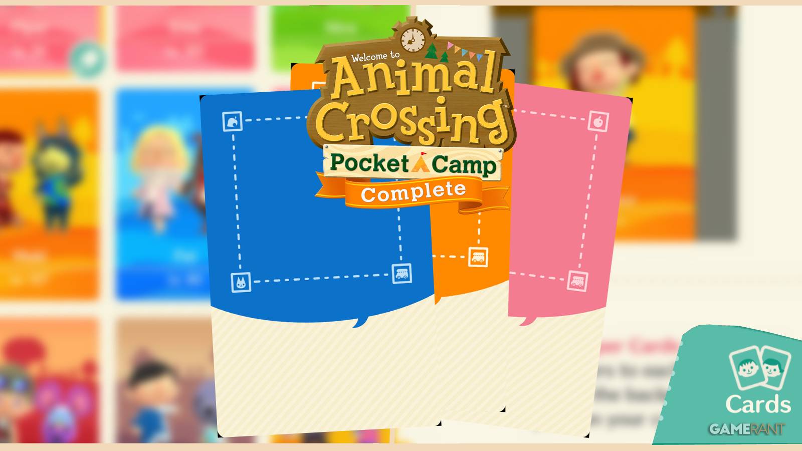 animal crossing pocket camp complete camper cards feature image