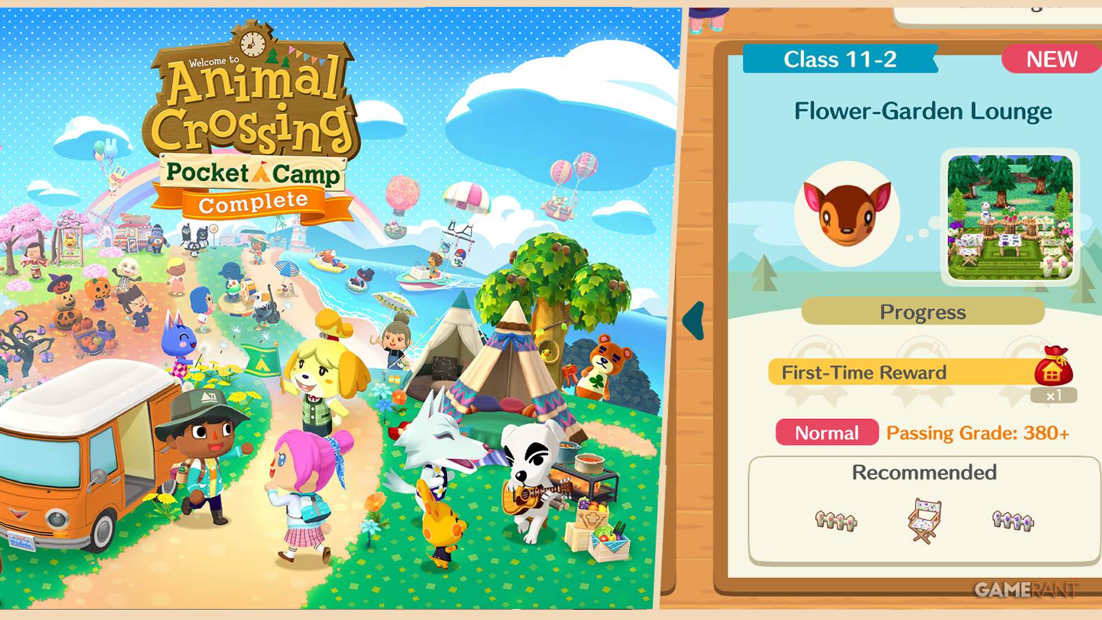 animal crossing pocket camp complete flower garden lounge happy homeroom feature image