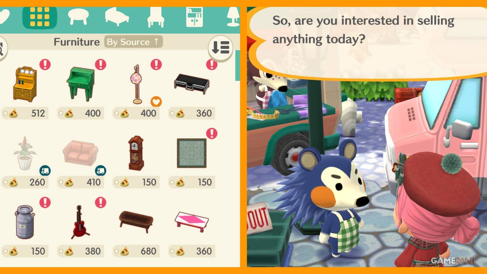 animal crossing pocket camp complete how to sell items feature image