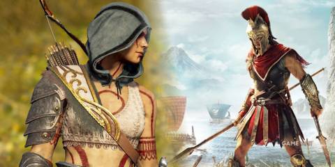 Featured image for Assassin's Creed Odyssey showcasing Alexios and Kassandra