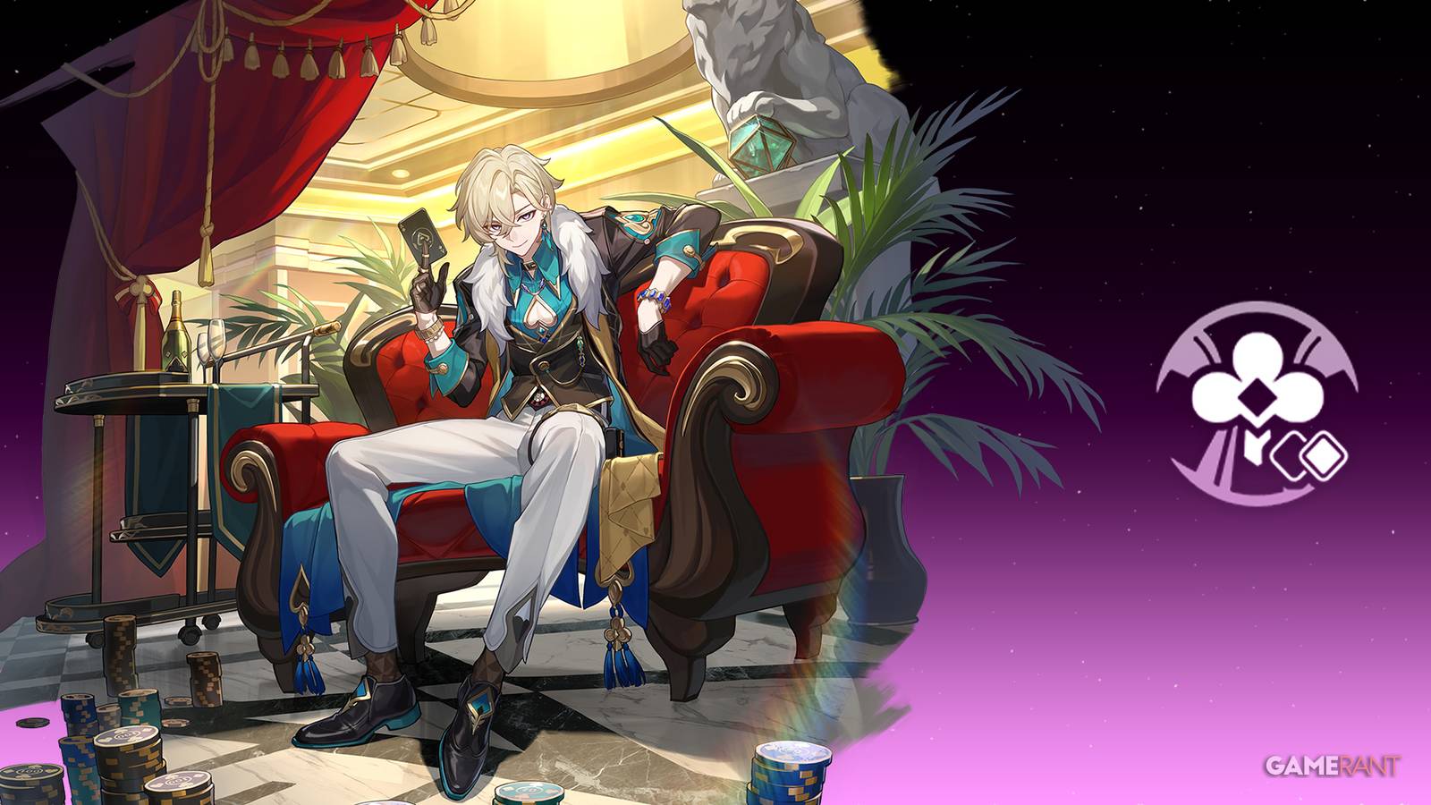 Honkai: Star Rail's Aventurine with A6 Trace icon