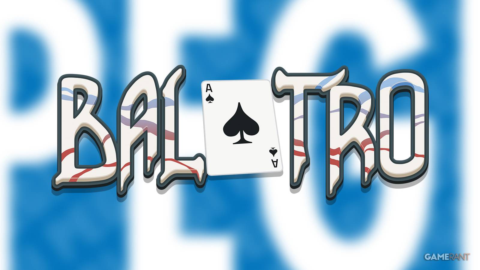 Balatro logo in front of slightly blurred giant PEGI logo 2x1 composite