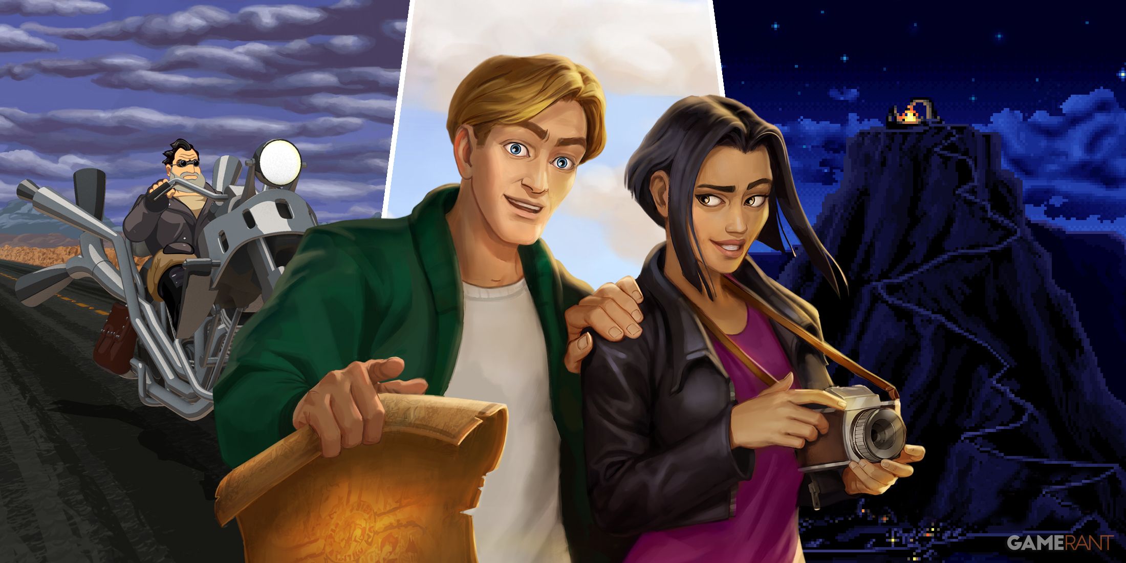 Full Throttle, Broken Sword: The Shadow of the Templars, and The Secret of Monkey Island