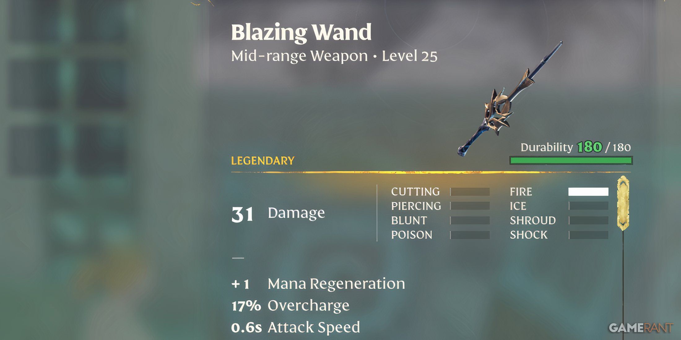 Blazing Wand In Enshrouded