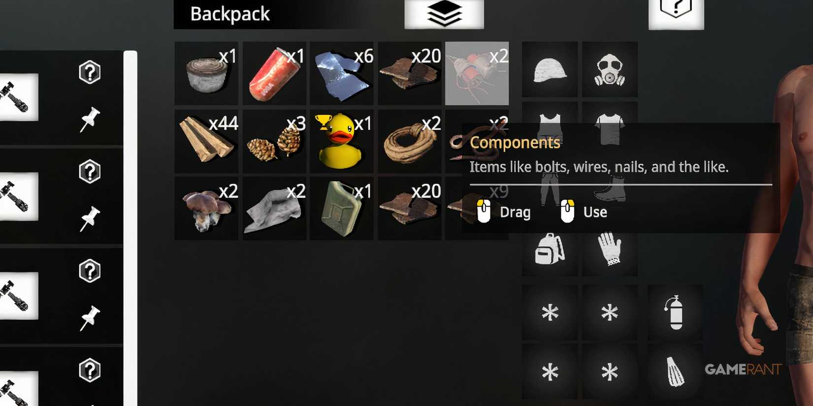 Components In Sunkenland