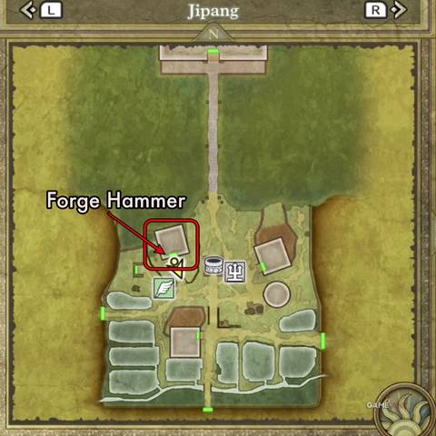 Dq3-Forge-Hammer-Sword-Kings-Jipang-Map