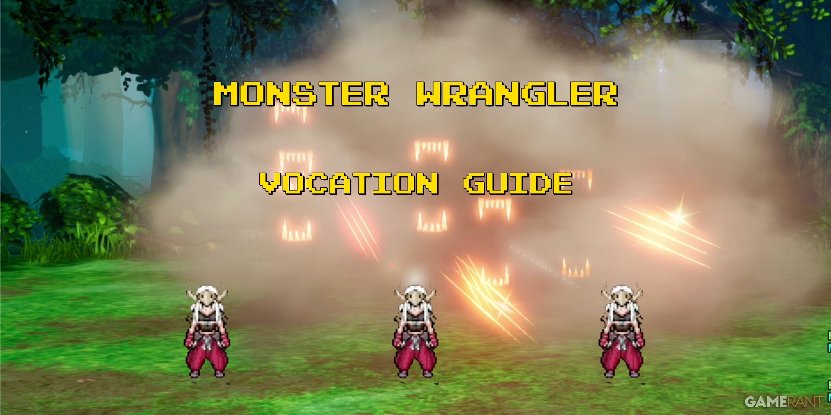 Все заклинания и способности Monster Wrangler в Dragon Quest 3 Remake