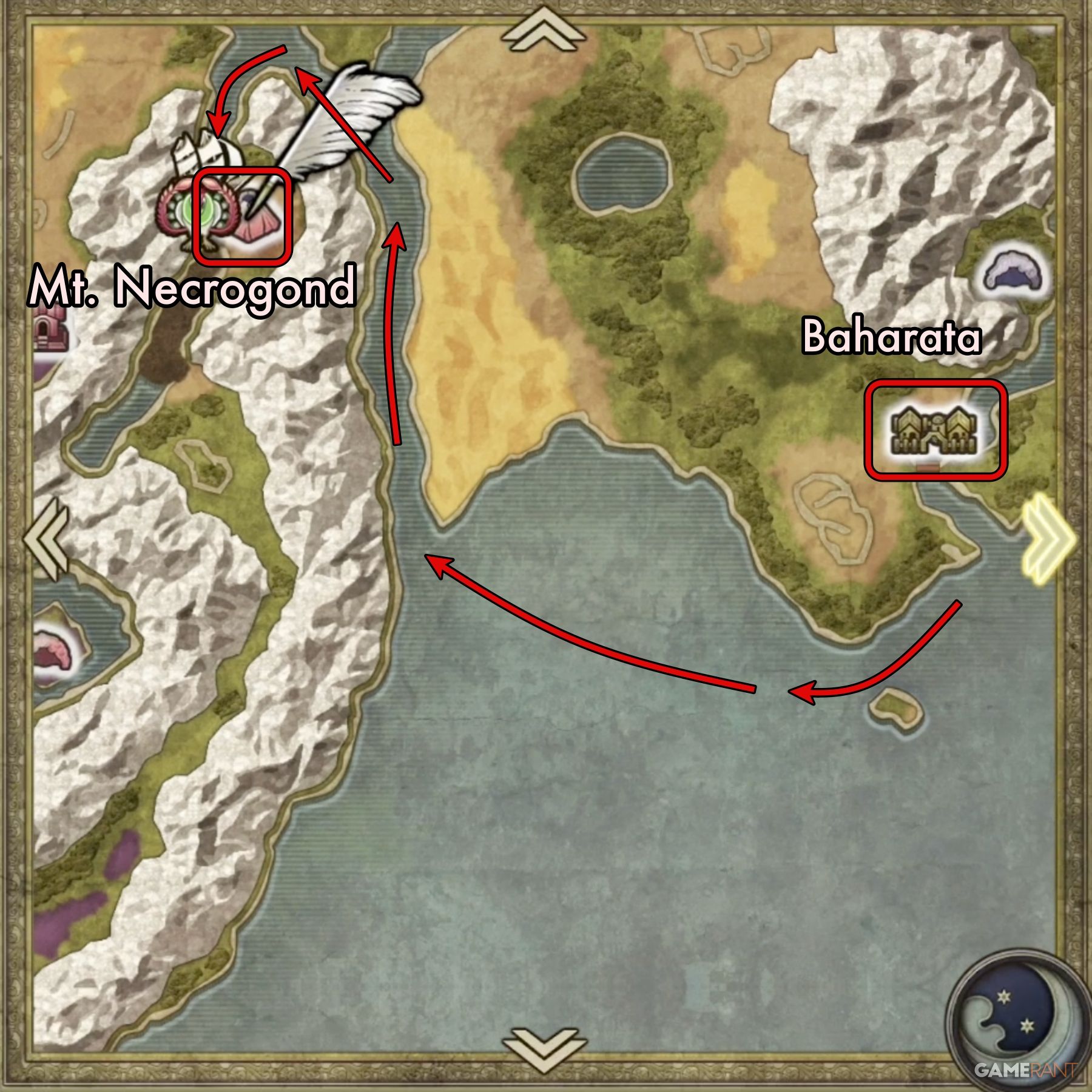 DQ3R-Mount-Necrogond-Location-Map