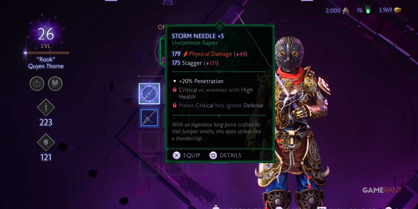 Storm Needle in Dragon Age: The Veilguard
