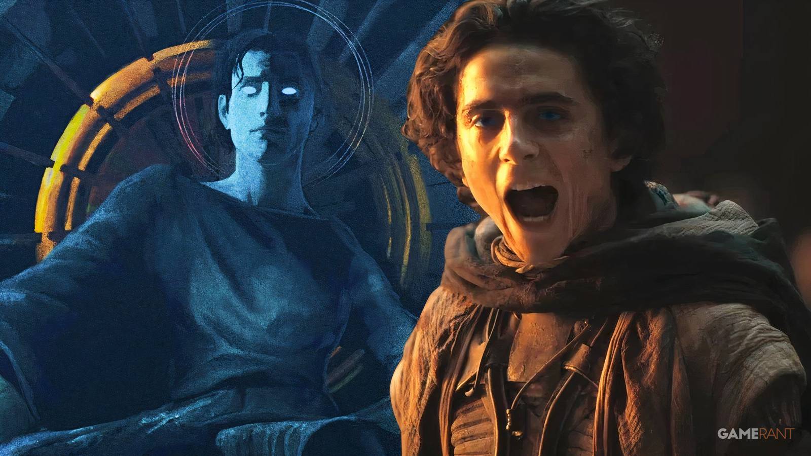 timothee chalamet as paul atreides in dune, dune messiah poster
