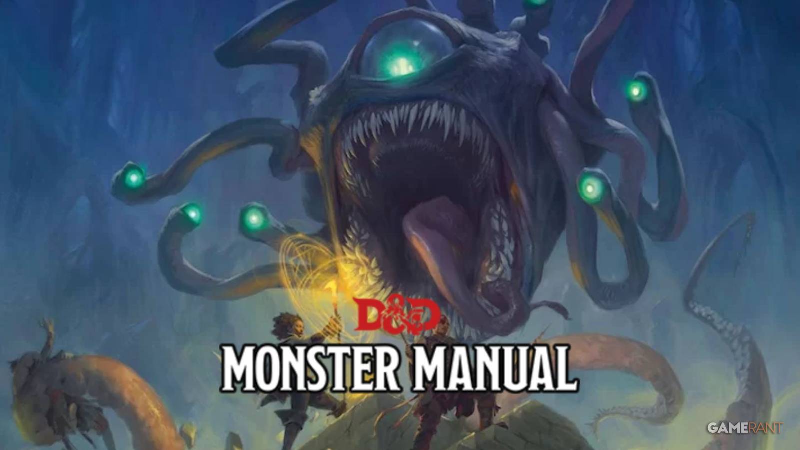 Dungeons and Dragons 2025 Monster Manual cover featuring a Beholder
