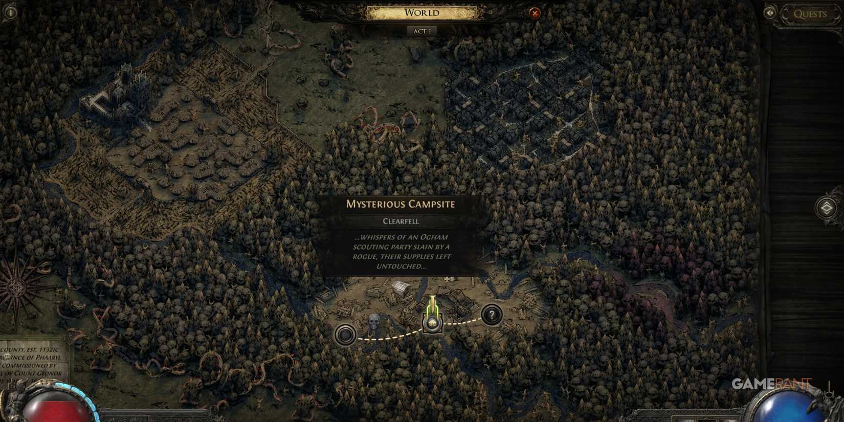 Exploring the map in Path of Exile 2 is essential for beginners to progress when stuck in challenging areas-1