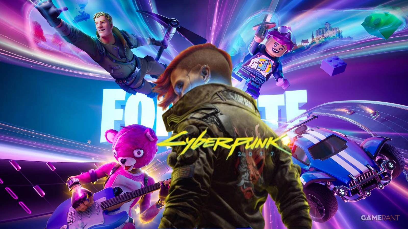 Fornite Cyberpunk 2077 cosmetics