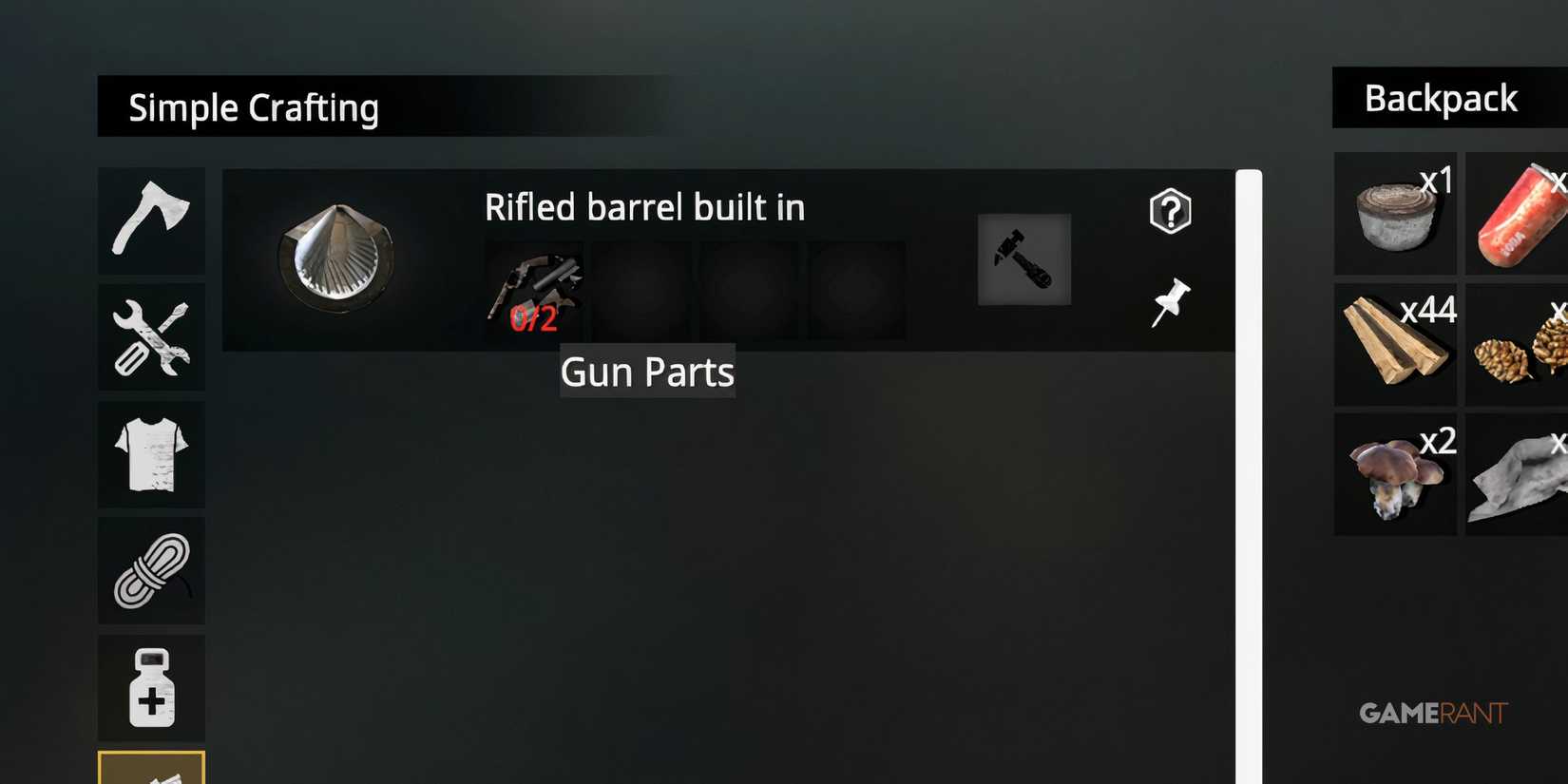 Gun Parts In Sunkenland