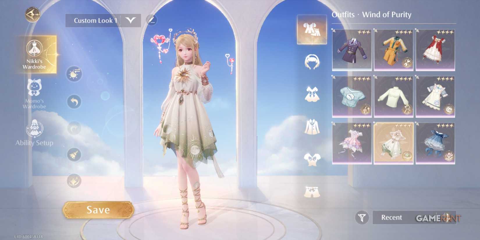 Wind of Purity in Infinity Nikki