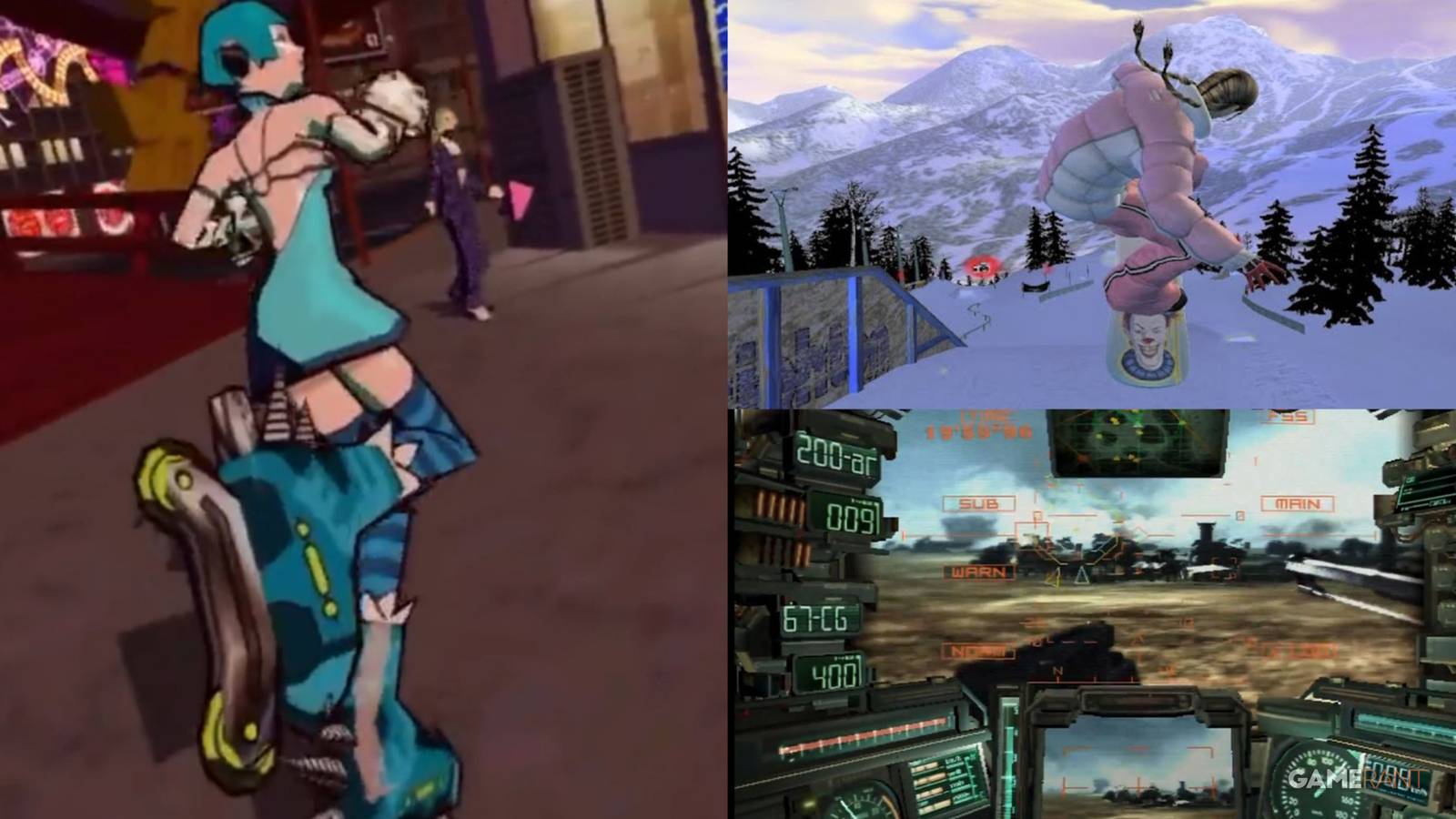 Jet Set Radio Future, Amped 2, Steel Battalion