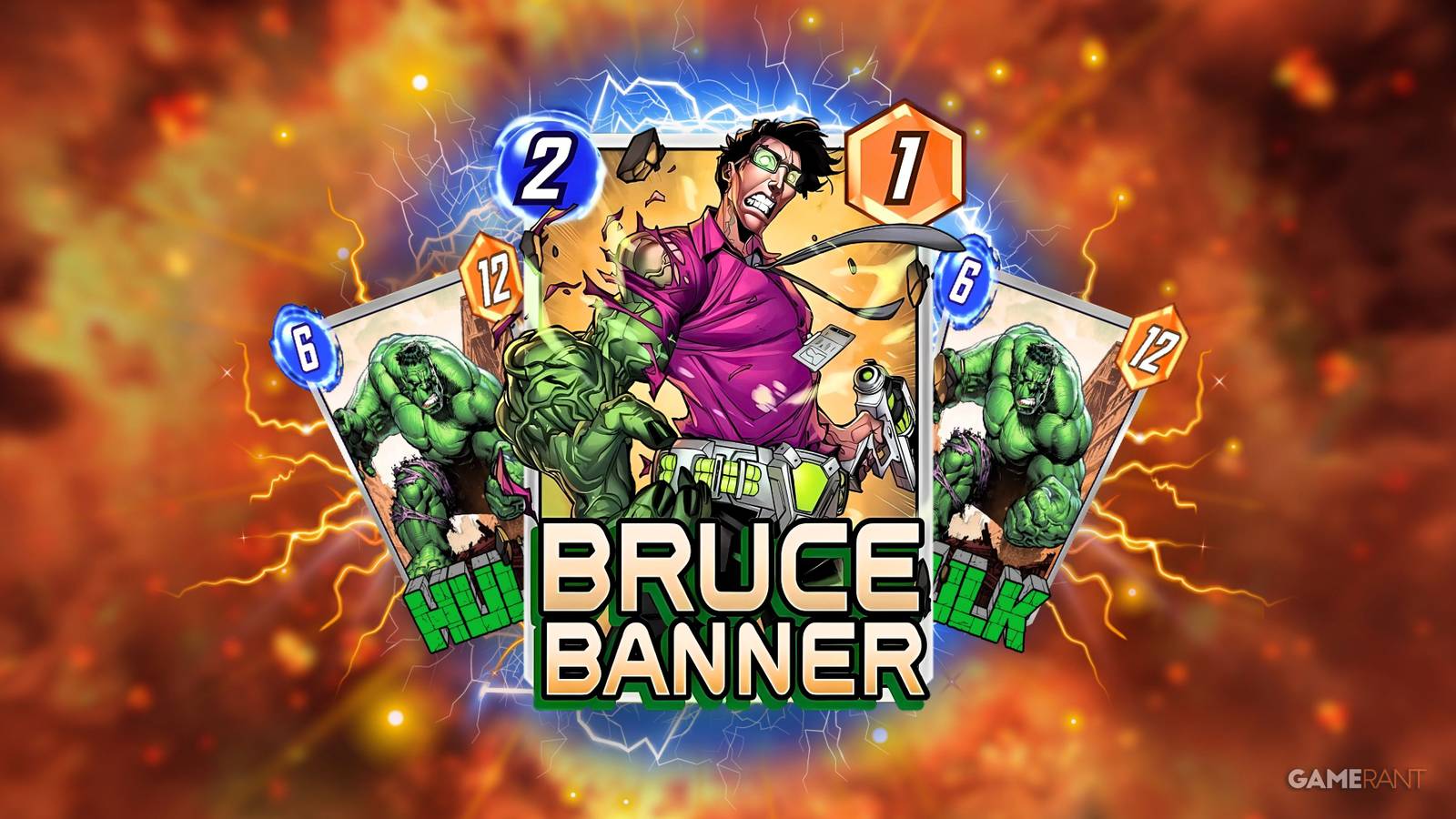 bruce banner and hulk in marvel snap.