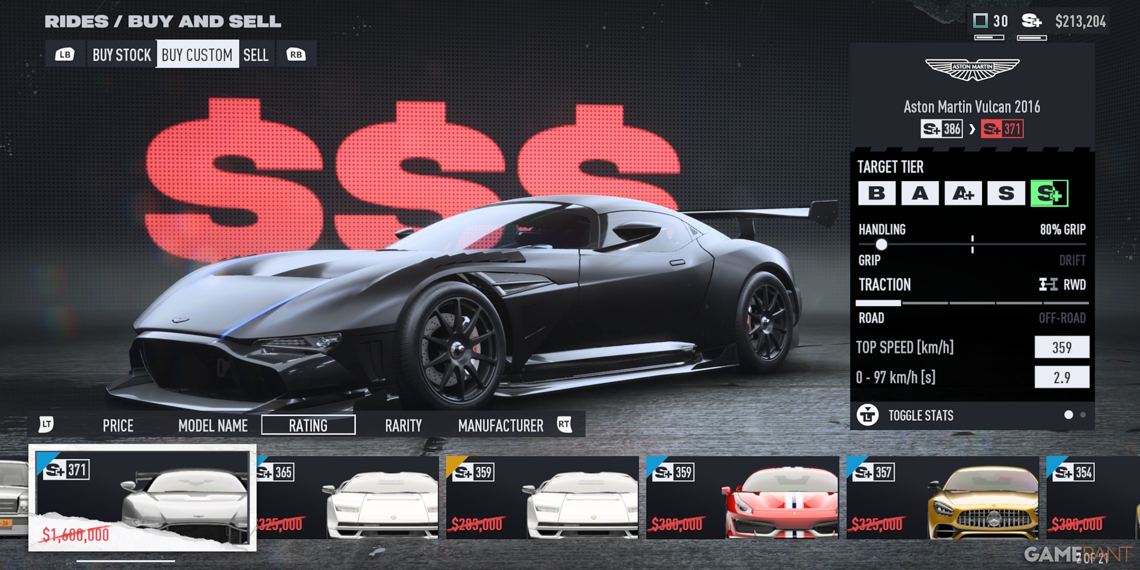 NFS Unbound Aston Martin Vulcan