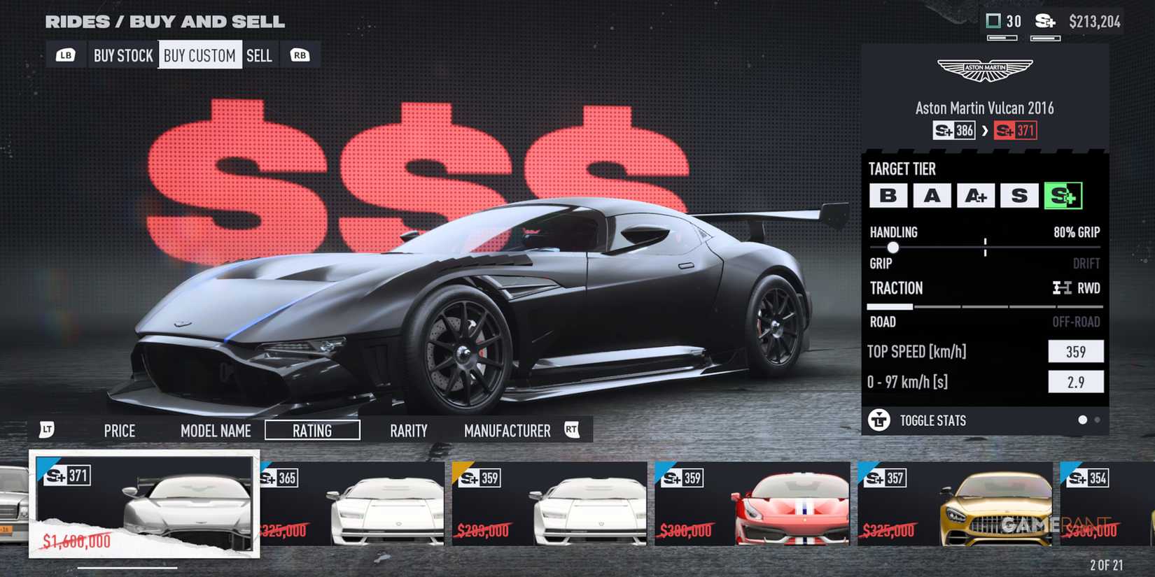NFS Unbound Aston Martin Vulcan