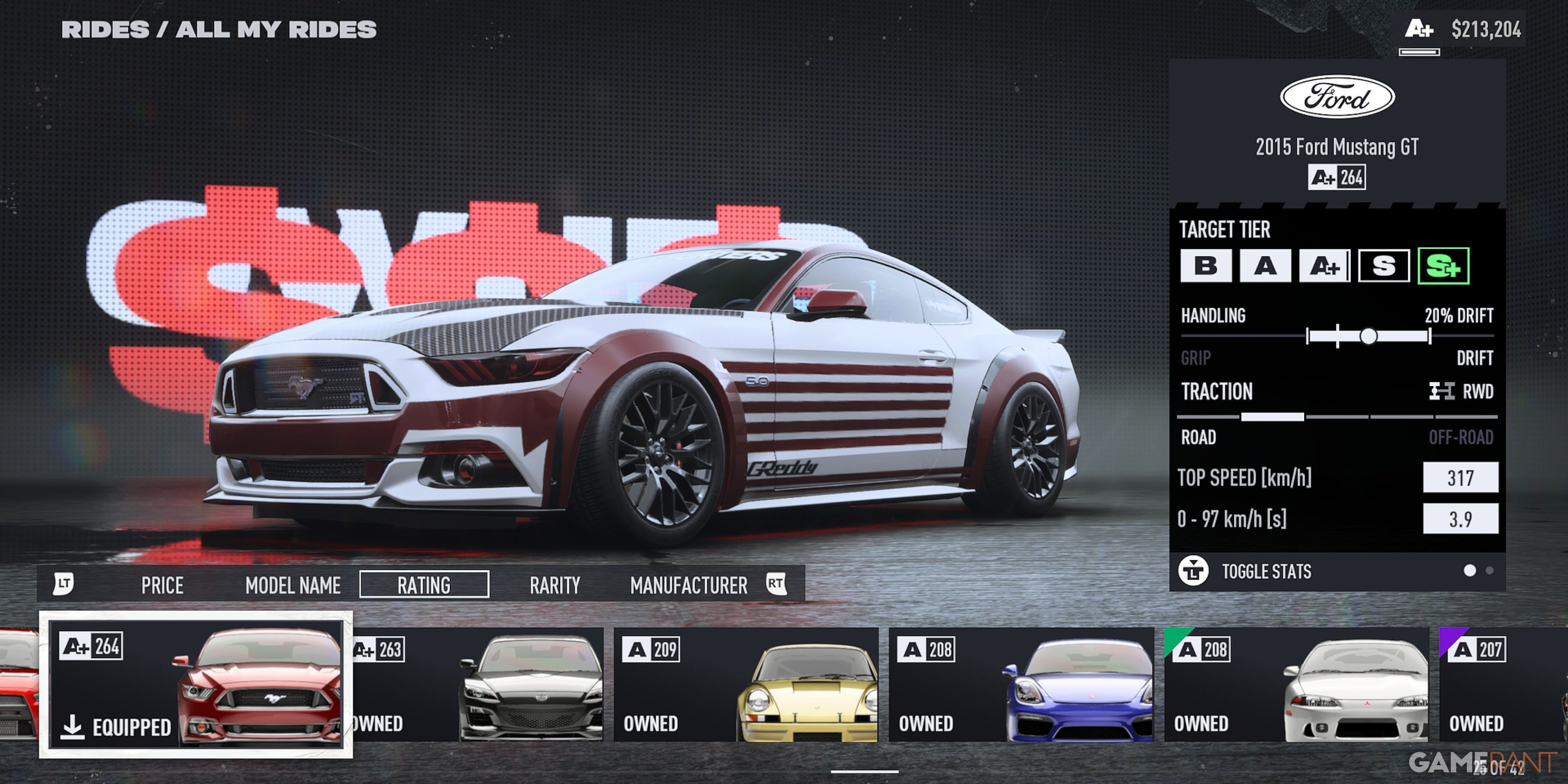 NFS Unbound Ford Mustang GT