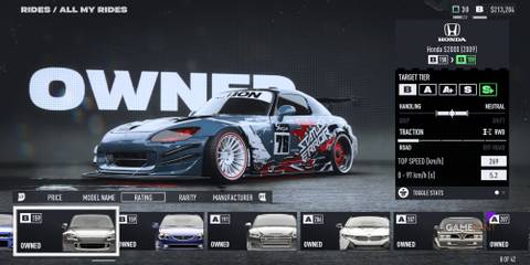 NFS Unbound Honda S2000