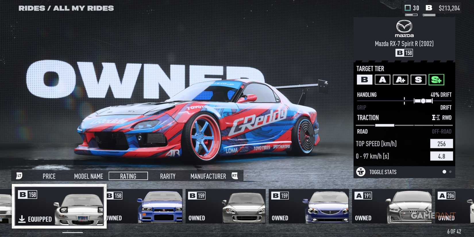 NFS Unbound Mazda RX-7 Spirit R