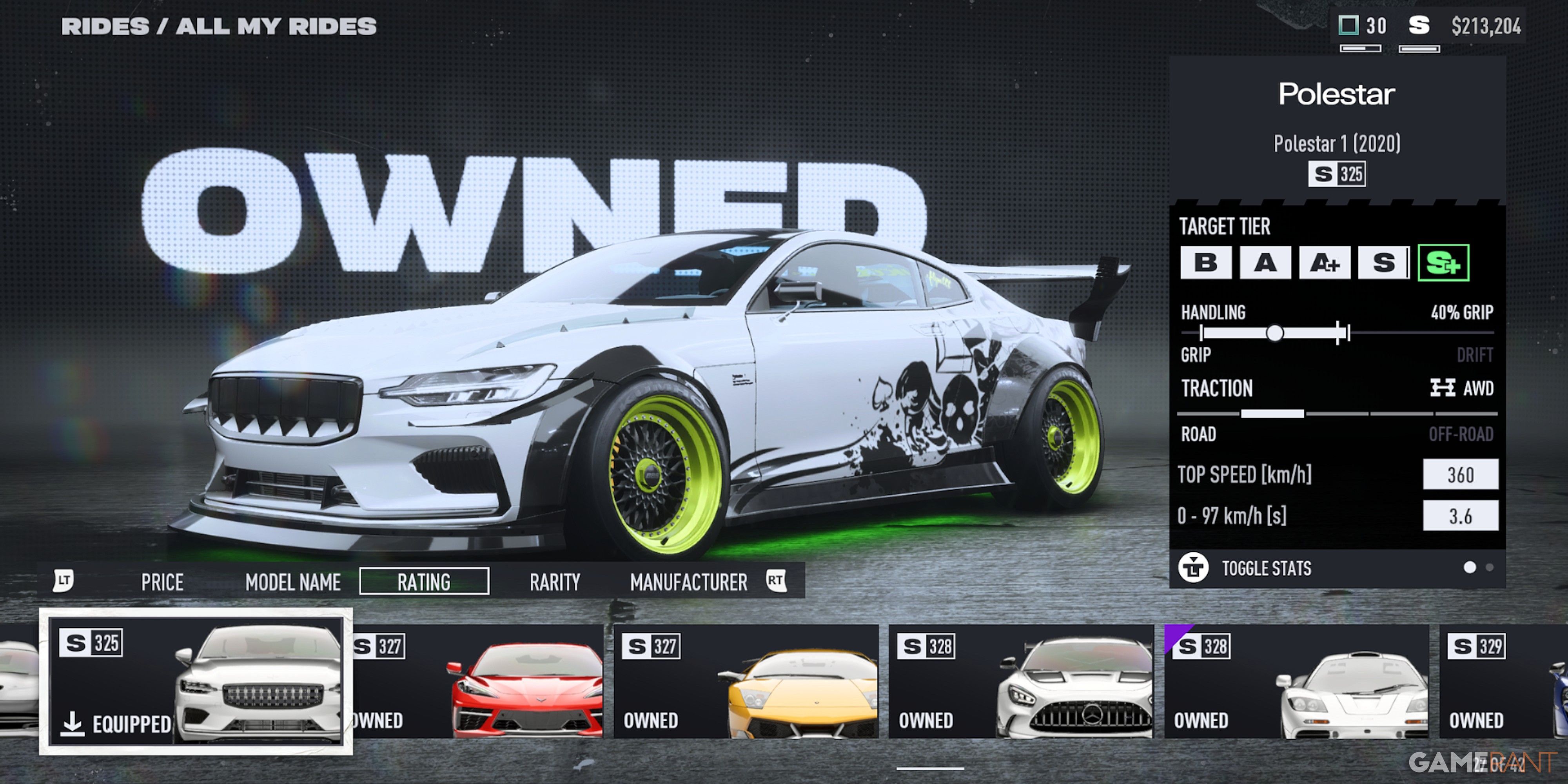 NFS Unbound Polestar One