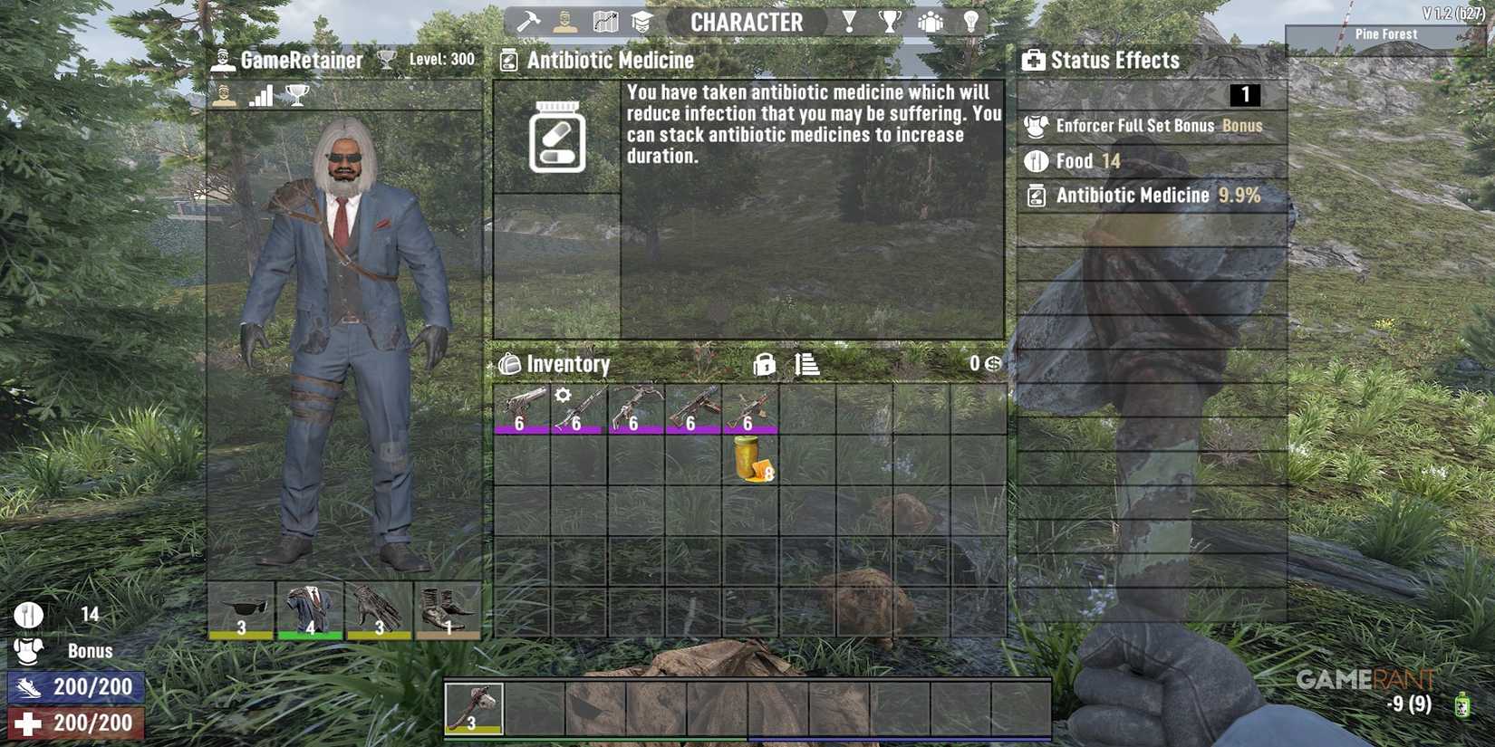 Player Holding Honey