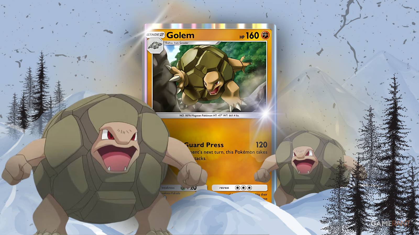 golem card in pokemon tcg pocket.