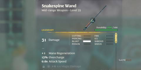Snakespide Wand In Enshrouded