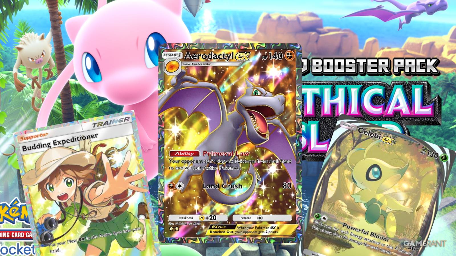 pokemon tcg mythical island all cards Every New Card Added in Pokmon Pocket's Expansion Today is a Great Day