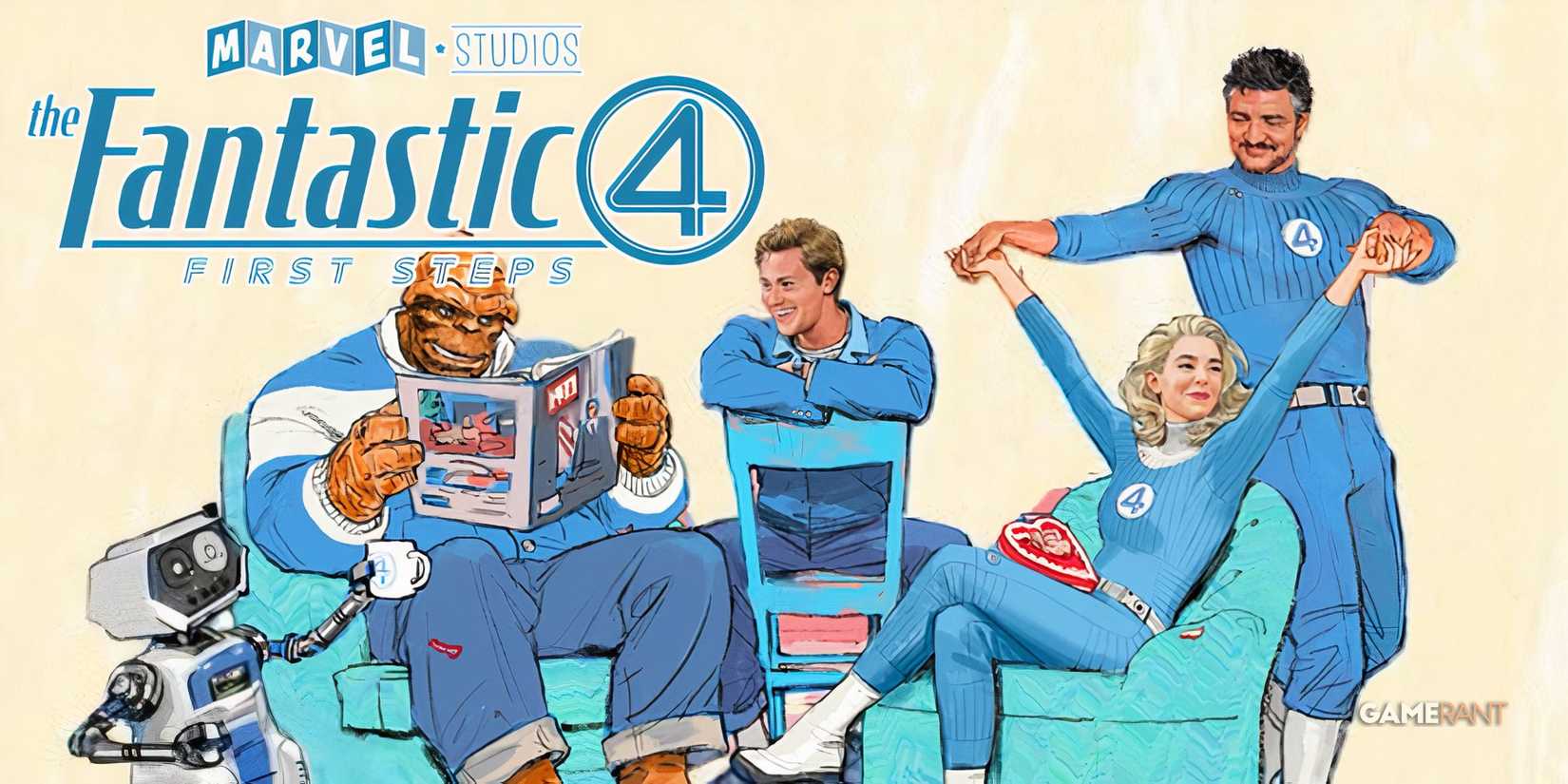 The Fantastic Four First Steps Cast Costumes