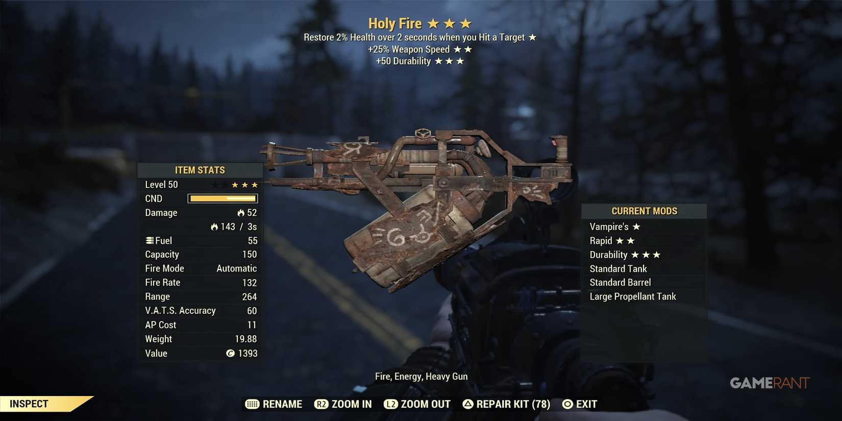 The Holy Fire In Fallout 76
