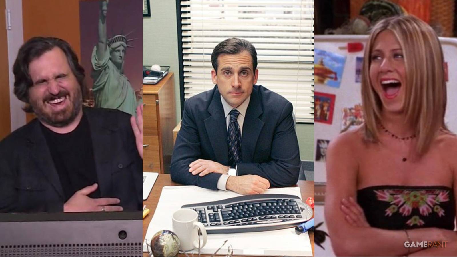 three pictures of members who cast in anxiety-free shows