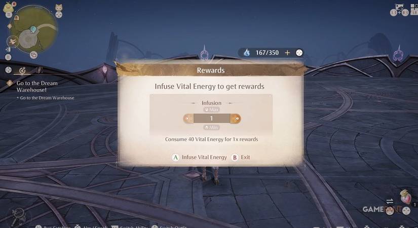 vital energy bouldy challenge infinity nikki