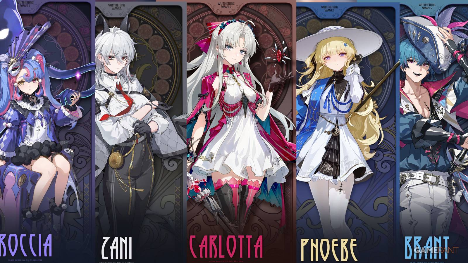 wuthering waves v2.0 characters.