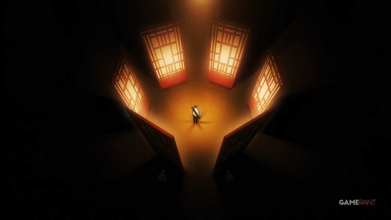 Yuta addresses the shadowy jujutsu council in Jujutsu Kaisen.