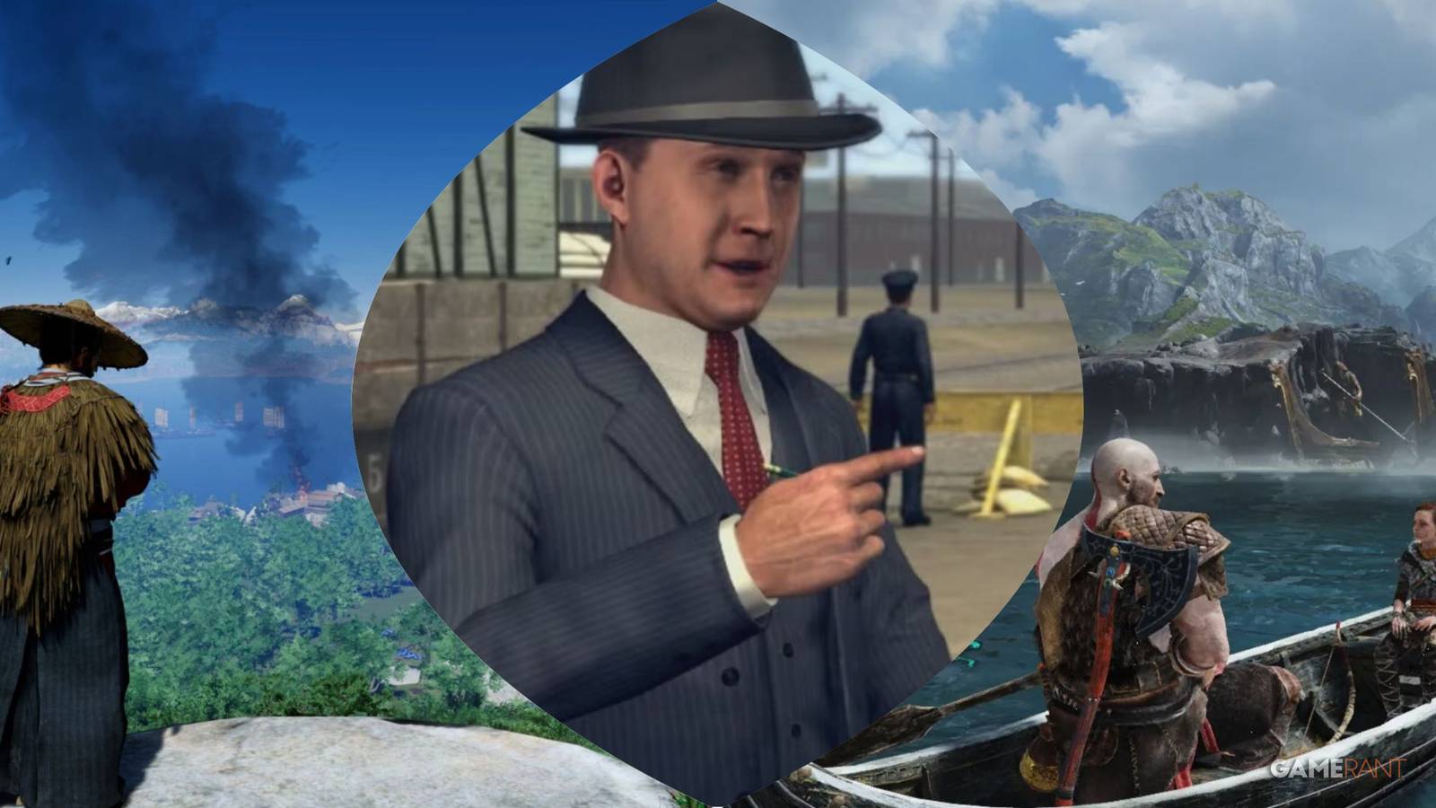 Ghost of Tsushima, L.A. Noire, God of War