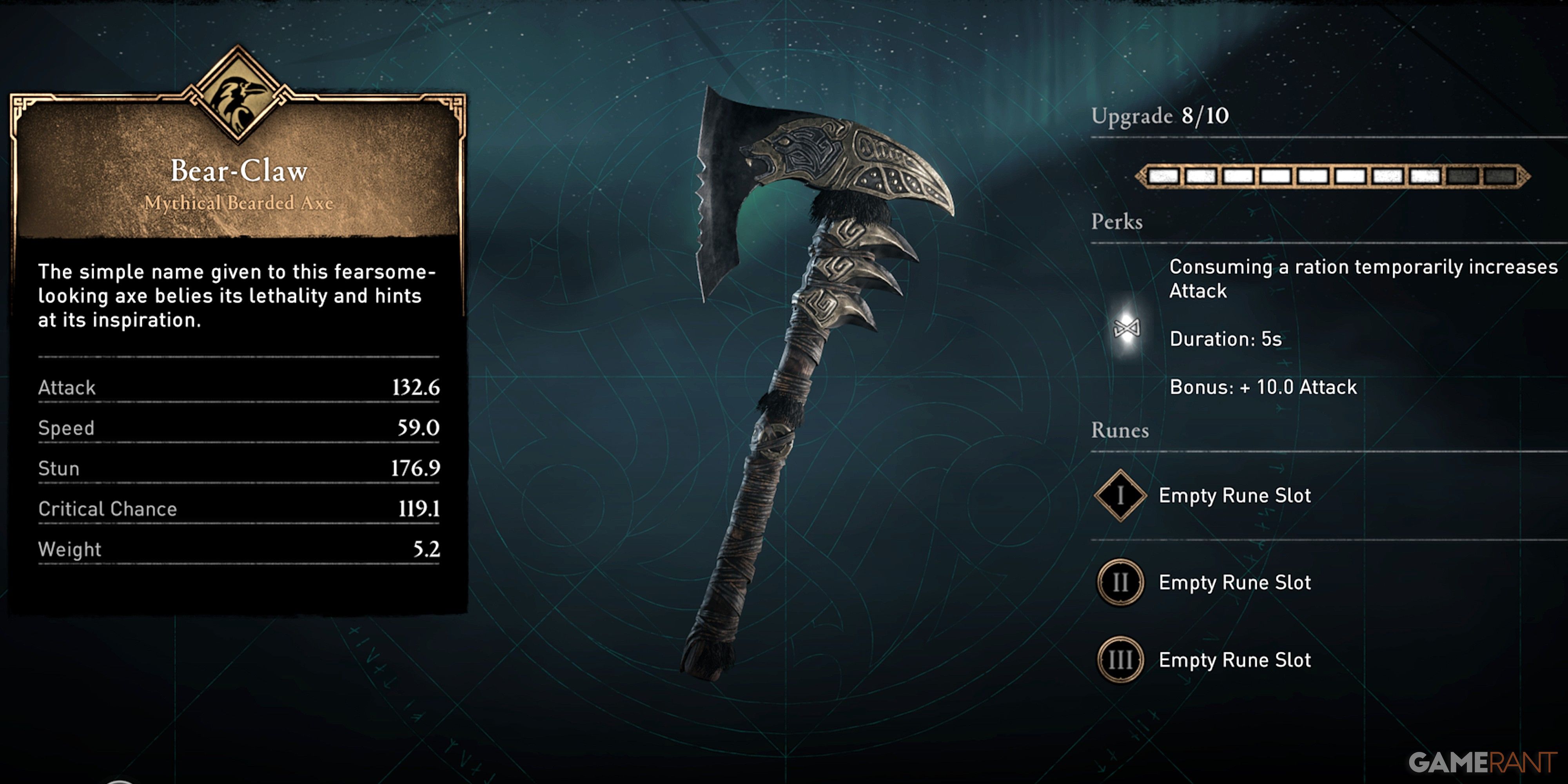 Assassin's Creed Valhalla Bear-Claw Axe