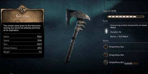 Assassin's Creed Valhalla Bear-Claw Axe