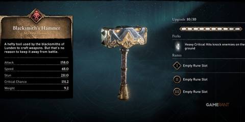 Assassin's Creed Valhalla Blacksmith's Hammer