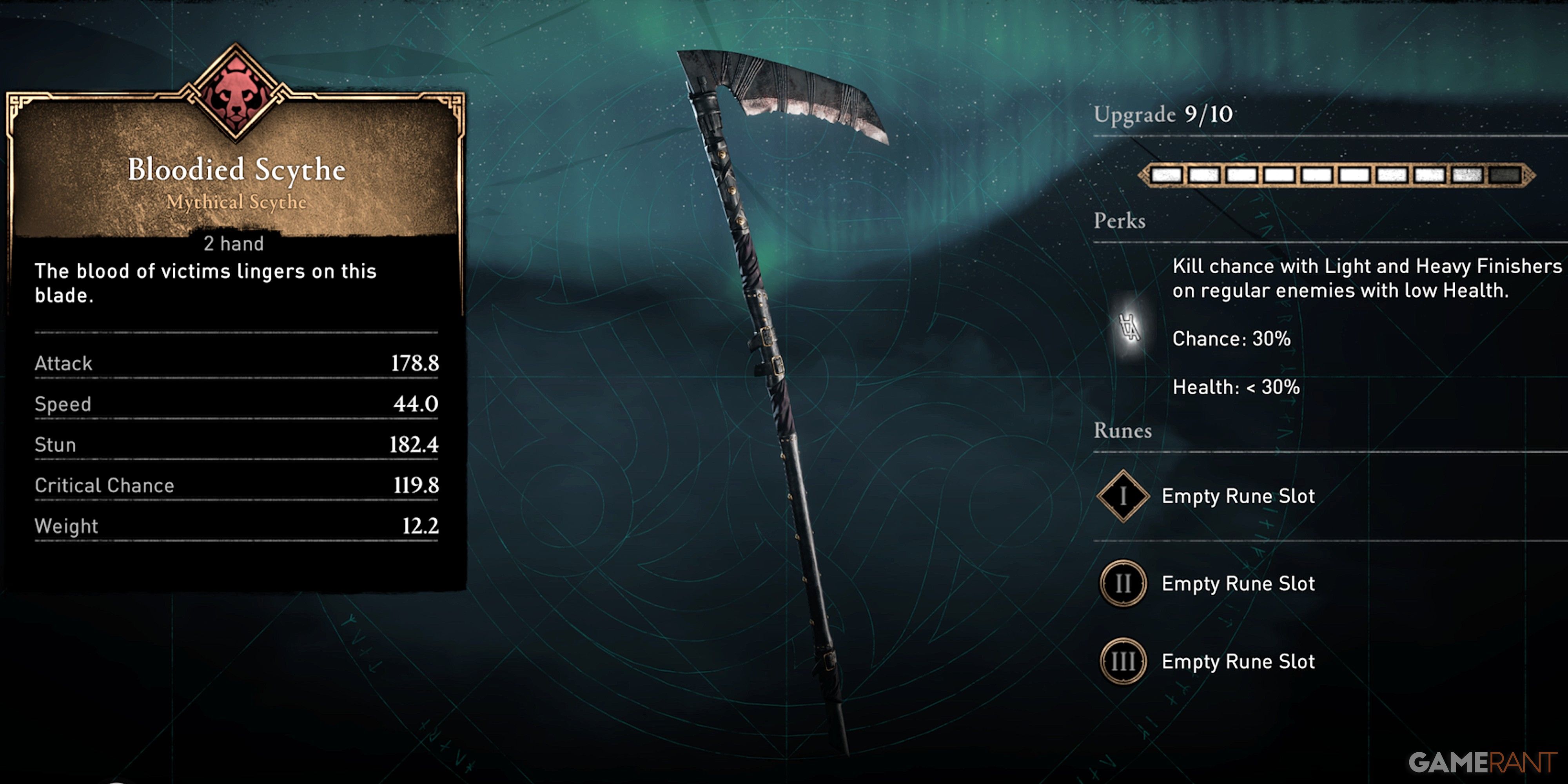 Assassin's Creed Valhalla Bloodied Scythe