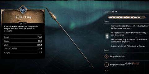 Assassin's Creed Valhalla Fafnir’s Fang Spear