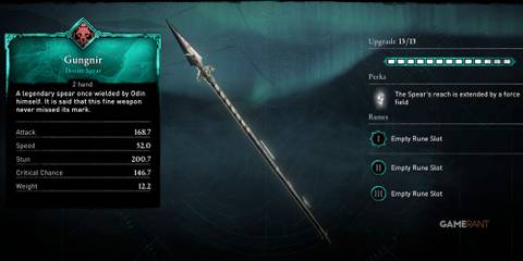 Assassin's Creed Valhalla Gungnir Spear