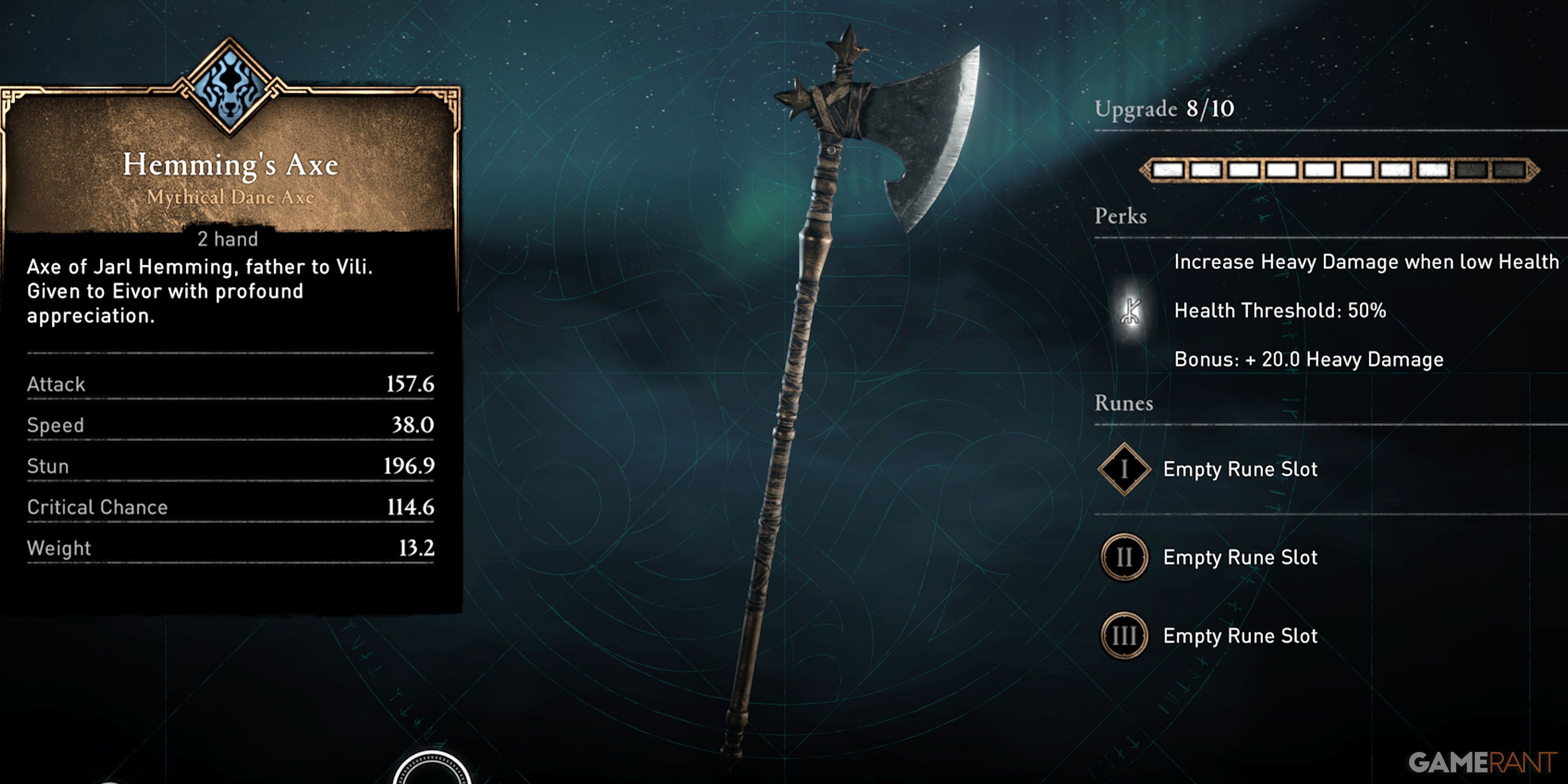 Assassin's Creed Valhalla Hemming's Axe