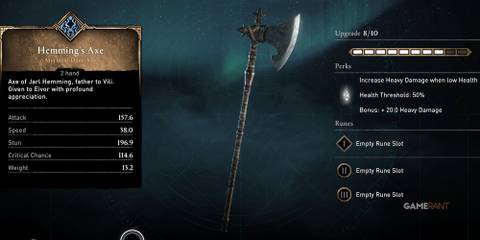 Assassin's Creed Valhalla Hemming's Axe