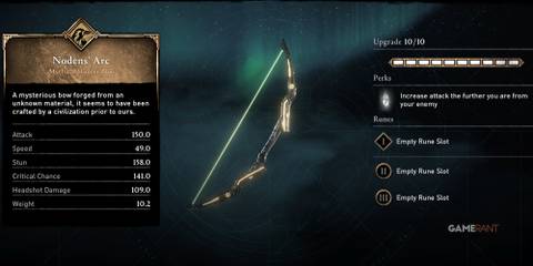 Assassin's Creed Valhalla Nodens' Arc Bow