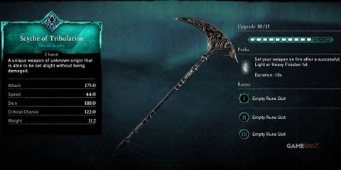 Assassin's Creed Valhalla Scythe Of Tribulation